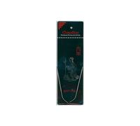 CHIAOGOO Rojo Agujas de Tejer Circulares 16-Inch-Size 6/4 Mm, Otros, Multicolor