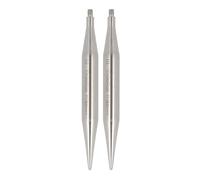 Chiaogoo TWIST Lace Punte Intercambiabili per Ferri Circolari in Acciaio Inossidabile 8 cm 8.00 mm Argento 1 unità