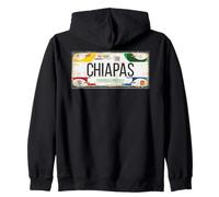 Chiapas, Mexico License Plates Chiapas México Felpa con Cappuccio