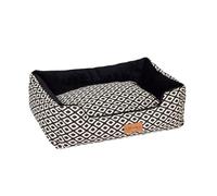 CHIARA Cuccia per cani di piccola e media taglia (fodera e cuscino lavabili, dimensioni 65 x 50 cm, fondo antiscivolo, interno reversibile)