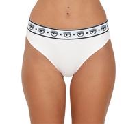Chiara Ferragni 2 Slip Da Con Elastico Logato Bianco Donna