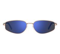 Chiara Ferragni Cf 7025/s Occhiali Da Sole Donna Oro Squadrato Blu 56mm