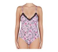 Chiara Ferragni Collection - Body con stampa gemme e dettaglio in pizzo nero - - Tops - Donna - Multicolore - M