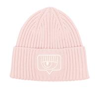 Chiara Ferragni Collection - Cappello Beanie Maxi Eyelike Ricamato - - Accessories - Donna - Rosa - ONE SIZE