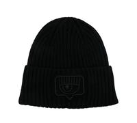 Chiara Ferragni Collection - Cappello Beanie Maxi Ricamo Eyelike - - Accessories - Donna - Nero - ONE SIZE