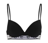 Chiara Ferragni Collection - Logomania Push-Up Balconette Bra - - Underwear - Donna - Nero - M