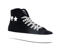 Chiara Ferragni Collection - Sneakers Alte in Tela Nera e Bianca - - Shoes - Donna - Nero - 38 EU