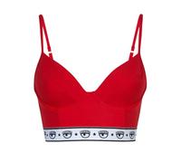 Chiara Ferragni Corpetto Bralette Cotone Rosso