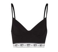 Chiara Ferragni Corpetto Bralette Stretch Cotone Nero
