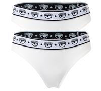 CHIARA FERRAGNI Donna Brazilian Brief 2 Pezzi - Slip, Cotone Stretch, Logobu...