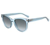 Chiara Ferragni Donna CF 1007/S MVU/9O Occhiali da sole outlet Plastica Azzurro Grigio Cat Eye Sfumato