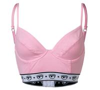 Chiara Ferragni Donna Reggiseno, Bralette - Con Logo-Federale, Cotone Stretch