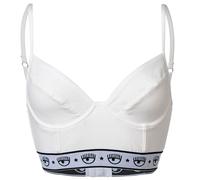 Chiara Ferragni Donna Reggiseno, Bralette - Con Logo-Federale, Cotone Stretch