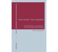 Chiara Semplicini One Word, Two Genders (Tascabile)