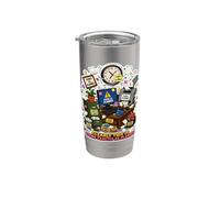 Chiaramente questo sta andando esattamente come pianificato divertente caos in ufficio Bicchiere termico in acciaio inox doppia parete