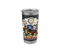 Chiaramente questo sta andando esattamente come pianificato divertente caos in ufficio Bicchiere termico in acciaio inox doppia parete