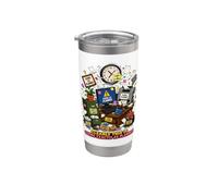 Chiaramente questo sta andando esattamente come pianificato divertente caos in ufficio Bicchiere termico in acciaio inox doppia parete