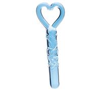 Chiarezza - dildo in vetro con manico a cuore (trasparente)