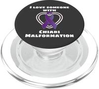 Chiari Awareness I Love Someone With Chiari Malformation PopSockets PopGrip per MagSafe