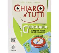 Chiaro a tutti geografia. Per la Scuola media. Con e-book. Con espansione online. Con Contenuto digitale per accesso online: Le regioni d'Italia. Con 2 Libro: Atlante-Le regioni d'Italia (Vol. 1)