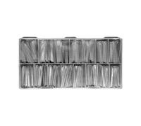 Chiaro Duals Forma Acrilico Unghie Sistemi UVS Gel Mold Full Covers Fasle Tip Con Scala Manicure Pedicure Strumento Duals Forme Nail Mold Per Uvs Gel Per Le dita Dei Piedi
