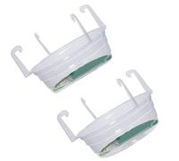 Chiaro Rotondo Pendii In Plastica Cestello Cestino Vaschetta Goccia Per La Visibilità Della Radice Della Pianta E Il Cerchio Di Drenaggio Base Trasparente