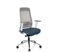 CHIARO T2 WHITE - Sedia da ufficio professionale blu / grigio