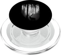 Chiaroscuro Foresta Di Notte Con Una Bella Luna Alce PopSockets PopGrip per MagSafe