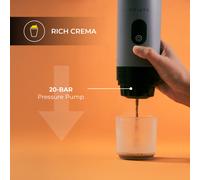 CHiATO brewPLAY Smart macchina per espresso portatile - Grigio