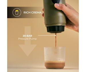 CHiATO brewPLAY Smart macchina per espresso portatile - Verde
