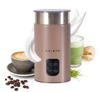CHiATO milkPLAY - Montalatte elettrico 4 in 1, per schiuma fredda, matcha, cacao e latte macchiato (marrone)