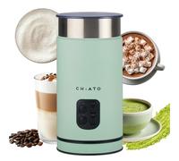 CHiATO milkPLAY - Montalatte elettrico 4 in 1, per schiuma fredda, matcha, cacao e latte macchiato (verde)