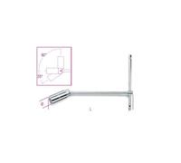 CHIAVE 16 MM A T CON BUSSOLA PER CANDELA DI ACCENSIONE SNODATA 16 957/16