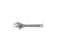 CHIAVE 200 MM REGOLABILE A RULLINO CROMATA CON SCALA GRADUATA 111E/200