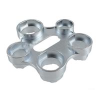 Chiave a 10 posizioni per aeratori per rubinetti, realizzata in lega di zinco per ripetute attività di manutenzione