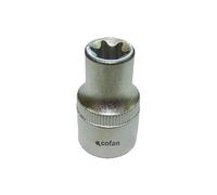 CHIAVE A BICCHIERE 1/4" TORX FEMMINA E-4