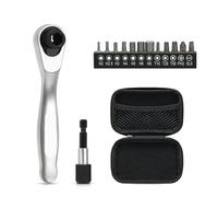 Chiave A Brugola For Bicicletta, A Cricchetto Dinamometrica A Un'estremità, Set Di Cacciaviti Da 1/4 Pollice, Strumenti For La Riparazione Delle Mani Della