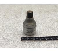 Chiave a Bussola 1/2" Extra-Corta con Inserto Esagonale 10 mm - Hazet 985-10
