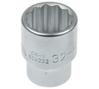 Chiave a bussola, 3/4", attacco a 12 punte, SW 32 mm