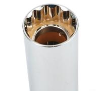 Chiave a bussola a 12 punte da 3/8", strumento di rimozione a parete sottile per 14 mm 16 mm, acciaio magnetico al cromo vanadio, compatibile con la maggior parte delle auto (16 mm)