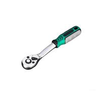 Chiave a bussola a cricchetto con cricchetto reversibile a 72 denti e sgancio rapido, rotazione di 5 gradi per giro, opzioni da 1/4", 3/8" e 1/2" (B)