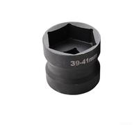 Chiave a bussola a doppia testa da 39 mm a 41 mm, per rimozione della puleggia della cinghia della moto, strumento regolabile con attacco quadrato da 1/2", rivestimento in fosfato di manganese