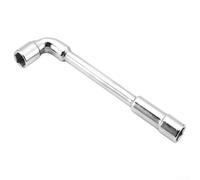 Chiave a bussola a forma di L, 6/8/10 mm, a doppia testa, strumento esagonale per costruzione e riparazione auto, in acciaio al cromo vanadio forgiato con estremità perforata e curva a 90-100°