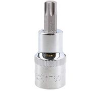 Chiave a bussola a stella T50 maschio con attacco da 1/2" standard, in acciaio al cromo vanadio