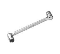 Chiave a bussola articolata 8x9 mm con movimento flessibile, ideale per accedere a spazi ristretti e facilitare lavori meccanici.