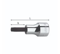 USAG 233 1/2 NTX - Chiave a bussola 1/2" per viti con impronta TORX® 02332105