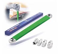 Chiave a Bussola con Prolunga Universale, Estensione per Cricchetto con Meccanismo a Catena, Strumento per Spazi Stretti Motore Auto e Moto, Trasferimento di Coppia 1:1, Adattatori Inclusi (D,1)