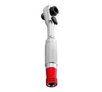 Chiave a bussola da 1/4 "Drive Cricchetti Maniglia Costruzione in Acciaio Professionale Precisioni Meccanica Strumento Multifunzione Chiave a bussola