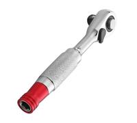 Chiave a bussola da 1/4 "Drive Cricchetti Maniglia Costruzione in Acciaio Professionale Precisioni Meccanica Strumento Multifunzione Chiave a bussola