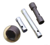 Chiave a bussola di accensione in acciaio resistente con prese esagonali a doppia estremità, per moto e quad Spark Service (corta)